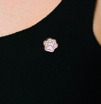 Пин металлический Любимая лапка